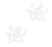 Lurrose 24 Pares De Gafas De Silicona Almohadillas Nasales Gafas De Sol De Plástico Kit De Reparación De Plástico Cuñas De Plástico Gafas De Sol Almohadillas Nasales Almohadillas