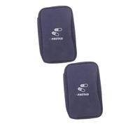 Lurrose 2piezas Botiquín De Primeros Auxilios Portátil De Viaje Bolsa De Emergencias Para Camping y Senderismo Maletín De Medicina De Oxford y Resistente Para Uso Familiar Aire