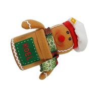 Lurrose 2piezas Caja De Almacenamiento De Dulces De Jengibre Para Navidad Caja De Forma De Hombre De Jengibre Para Fiestas y Sorprender Tus Invitados