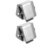 Lurrose 2piezas Cerraduras Push Button sin Llave para Alacenas Bloqueo Pestillo Antioxidante y Duradero para Muebles Rv y Barcos Fácil Uso con Botón Pulsador