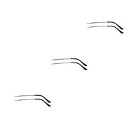 Lurrose 3 Pares De Gafas Accesorios Para Gafas Ear Grips Eyeglass End Tips Gafas De Metal Eyeglasses Reemplazo Templo Metal Reemplazo De Gafas De Sol Accesorios Templo