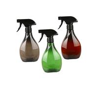 Lurrose 3 Piezas Botella De Spray Para El Cabello Botellas De Spray Ámbar Limpiador Facial Limpiador De Plástico Señor Botella De Spray Botella De Spray Recargable Botella De Spray