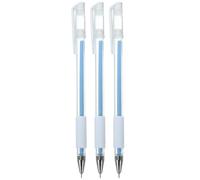 Lurrose 3 Rotuladores Permanentes para Tatuajes y Cejas, Marcador de Posición Fácil de Usar, Punta Fina, Plástico Resistente, Color Azul, Adecuado para Marcas Precisas