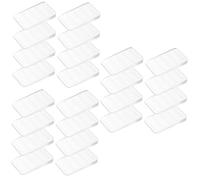 Lurrose 3 Series Cuñas Transparentes Nivelar Muebles De Plástico Ajustables Mesas Y Baños Fáciles De Usar Y Almacenar 8 Piezas*3