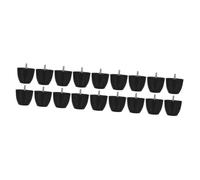 Lurrose 3 Series Estera De Muebles Pesado Tubo De Subida Niveladores Ajustables para Muebles Almohadilla Patas De Los Muebles Gabinetes Negro Aleación De Zinc 6 Piezas*3