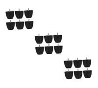 Lurrose 3 Series Patas De Muebles De Plástico Ajustables Sofás Y Mesas De Soporte Resistente Protección del Sillas Y Armarios 6 Piezas*3