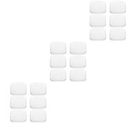 Lurrose 3 Series Protector De Pared De Silicona Transparente para Manijas De Puerta De Amortiguador De para Protección De Paredes Y Decoración del 6 Piezas X 3