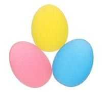 Lurrose 3 Uds Bola De Agarre Rodillo De Masaje Conjunto De Entrenamiento Azul Bolas De Estrés Para Adultos Masaje De Maní Pelota De Ejercicio Para Dedos Pelota De Masaje Para Apretar