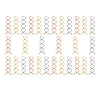 Lurrose 30 Horquillas para Moño en Espiral de Metal Que Sujetan el Cabello sin Dañarlo, Ideales para Cabello Rizado y Fino en Eventos Escolares y Fiestas