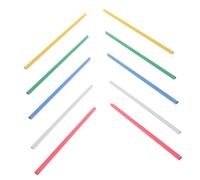 Lurrose 30 piezas Barra Deslizante de Encuadernación para Carpetas Clips de Plástico Resistentes Rojo Amarillo Verde Azul Blanco para y Proyectos