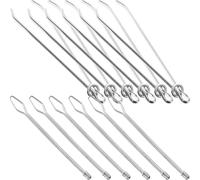 Lurrose 30 Piezas de Dispositivo Enhebrador de Costura de Metal para Bandas Elásticas y Ropa, Herramienta Multifuncional para Enhebrado de Cordón en Manualidades y Hogar