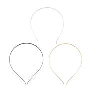 Lurrose 30 Piezas Diademas Metálicas Finas Para Mujer Aro Simple Para El Cabello 5 Mm Accesorios De Pelo Para Diy Cuidado Diario Y Peinados Elegantes