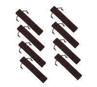 Lurrose 35 Piezas Bolsa de Almacenamiento con cordón Estuche Escolar Bolsa de papelería Organizador de papelería Brown