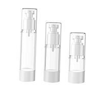 Lurrose 3Pcs Botella Rociador Mini Contenedores De Plástico Contenedor De Vacío Botellas Para Líquidos Botellas De Spray Bomba De Loción Botella Dispensador Embotellado Botella Exprimible