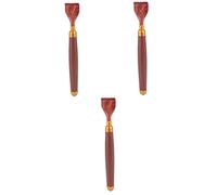 Lurrose 3Pcs Cosquillas Masajeador Portátil Herramientas De Madera Cuchillas De Rascador De Plástico Regalo De Rascador De Espalda Rascadores De Espalda De Metal Rascador De Espalda Para