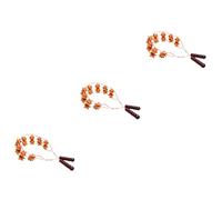 Lurrose 3Pcs Masajeador Herramientas De Masaje De Madera Herramientas De Masaje Masajeador De Vértebras Cervicales Rodillo Masajeador Linfático Masajeador Muscular Cuerda Rodillo De