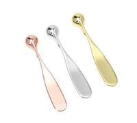 Lurrose 3Pcs Máscara Pala Rodillo Masajeador Herramientas De Belleza Aplicadores De Maquillaje Crema Facial Scoop Cucharas Pequeñas Espátula De Maquillaje Varita De Crema De Ojos