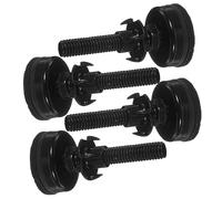 Lurrose 4 Juegos De Patas Niveladoras Bases para Patas De Mesa Elevadores De Escritorio Niveladores De Muebles Roscados Altura Ajustable Almohadillas para Muebles De Comedor para