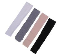Lurrose 4 Pares Guantes de Protección Solar como Obsequio de Cumpleaños sin Dedos para Ciclismo de Algodón Diseño Fácil de Poner y Quitar para Novios