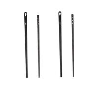 Lurrose 4 Piezas aguja de cuero agujas de costura cordón de cuero agujas metalicas para cuero agujas multiusos para coser cuero tejer aguja de piel con una aguja cuerda de cuero suite