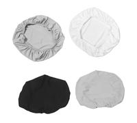 Lurrose 4 Piezas Cubiertas para Asientos de Inodoro y Tapa de con Elástico Lavable Máquina para Tapa de Inodoro y Tanque