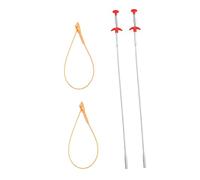 Lurrose 4 Piezas Gancho De Dragado De Tuberías Kit De Limpieza De Conductos Herramientas De Plomería Cepillo De Limpieza De Lechada Herramienta De Tubería Pinza Flexible Pinza Pinza