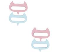 Lurrose 4 Piezas Masajeador De Punto De Masajeador De Cuello Masajeador Facial Masajeador De Cuero Cabelludo De Silicona Herramienta De Masaje De Silicona Cuidado Del Cuero