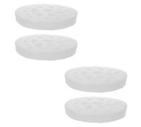 Lurrose 4 Piezas Molde de Silicona para Guijarros y Piedras, Blanco, para Fondant y Decoración Diy, Forma de Canto Rodado, Manualidades y Adornos Festivos