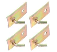 Lurrose 4 Piezas Soporte de Pared para Calentador de Agua Eléctrico de Hierro Instalación Oculta, Diseño Seguro para Baños Contemporáneos y Hogares de Lujo