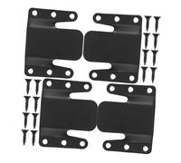 Lurrose 4 Piezas Sujetadores Interbloqueables para Muebles Clips de Sofá con Tornillos Accesorios para Sofás Seccionales Instalación y