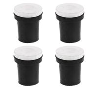 Lurrose 4 puntas de boquilla de cerámica para chorro de arena - Insertos de repuesto para pistolas de chorro de arena portátiles, piezas para gabinetes de abrasivo 2 mm 2,5 mm 3 mm 3,5 mm