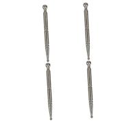 Lurrose 4 Uds Masaje Manual Pluma Fascia Herramienta Masajeador De Mano Cuerpo Masajeador Reflexología Tabla Masajeador De Espalda Rodillo Para Cara Inoxidable Plata