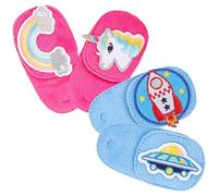 Lurrose 4 Uds. Parche De Un Solo Ojo De Dibujos Animados Unicornio Arco Iris Cohete Espacio Ojo Parche Cubierta Ajustable Venda Cubre Para Ambliopía Ojo Perezoso Derecho