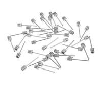 Lurrose 40 Agujas para Inflar Balones de Baloncesto y Fútbol Acero Inoxidable, Buen Efecto de Inflado, Compatibles Bombas de Mano y Manómetros