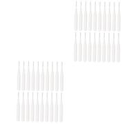 Lurrose 40 Piezas Micro Cepillo De Cejas Con Tapa Cepillo Facial Cepillos De Cejas Aplicador De Cejas Cepillo Interdental Cepillo Cosmético Cepillo De Nylon Cepillo De Maquillaje De Cejas