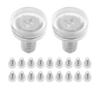 Lurrose 40 Piezas Patas Ajustables para Muebles de Jardín y Gabinete Diseño Roscado, Base Antideslizante y Material de PVC y Metal para Uso en Hogar y Oficina