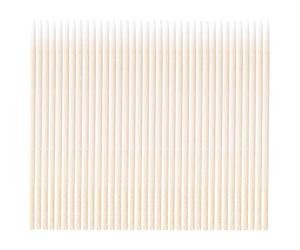 Lurrose 400pcs Cabeza puntiaguda Algodón de madera Bastoncillos Microblading Bastoncillo de algodón Maquillador Aplicador Joyas Palos limpios Brotes Consejos (7cm)