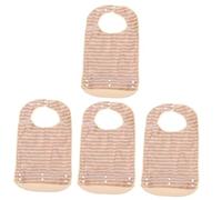 Lurrose 4Pcs Ancianos Babero Bebé Delantal Baberos Para Hombres Bebé Baberos Migas Catcher Babero Comer Paño Para Ancianos Ropa Babero Senior Protector De Ropa Adultos Comedor Babero
