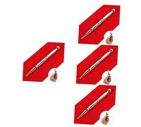 Lurrose 4Pcs Pluma De Masaje Masajeador De Cuerpo Entero Masajeador Facial Herramientas De Masaje Manual Masaje Shiatsu Stick Pluma Manual Varilla De Masaje De Latón Herramienta De
