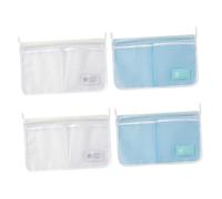 Lurrose 4piezas Bolsas De Malla Colgantes para Puerta Lateral De Refrigerador Organizador De Hierbas para Cocina Unidades para Objetos Pequeños Artículos De Hogar y Cocina De Malla