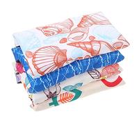 Lurrose 4piezas Compresas Menstruales Reutilizables De Lavables y Absorbentes Protección Para Flujos Pesados