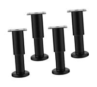 Lurrose 4piezas Patas De Muebles Soporte para Muebles Armarios y Mesas Patas Ajustables para TV Cocina Salón De Silla Mesa y Sofá