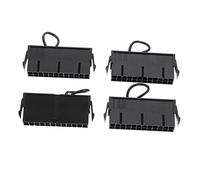 Lurrose 4piezas Probador De Fuente De Alimentación ATX Herramienta De Puente Conector De Fuente De Alimentación Fabricado