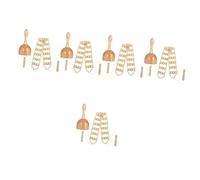 Lurrose 5 Juegos De Masaje Hacia Atrás Conjunto De Herramientas Para El Hogar Herramienta De Masaje De Madera Taza Portátil Taza De Bricolaje Herramienta De Rodillo Muscular Herramientas