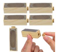 Lurrose 5 Piezas Jaula para Reina de Abejas Melíferas de Plástico Ventilación y Diseño Que No Lastima Abejas, Equipo de Apicultura para Manejo Seguro