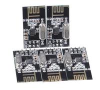 Lurrose 5 Piezas Módulo Transceptor Inalámbrico Nrfl con Antena Paquete para de Control Industrial y Comunicación Multi Punto Alta Eficiencia de Modulación Gfsk y Capacidad