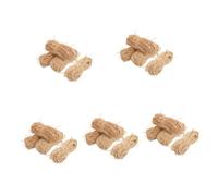 Lurrose 5 Piezas Rafia Natural para Manualidades de Cinta Decorativa para para Bodas Fiestas y Decoraciones de Hogar de Rústico