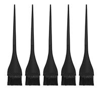 LURROSE 5 pinceles de silicona para teñir el pelo, accesorios para peluquería, color negro