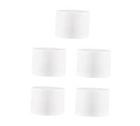 Lurrose 5 Uds Caja De Crema De Plástico Para Llevar Contenedores Organizador De Artículos De Tocador Contenedor De Champú Avión Tarro De Crema Tarro De Maquillaje Redondo Contenedor De
