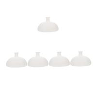 Lurrose 5 Uds Silicona Esputo Patrón Digerir Palma Taza Aire Fisio Presión Tambor Masaje Esputo Eliminar Taza Bebés Flema Tazas Removedores De Flema Gel De Sílice Hombre Cpt Transparente